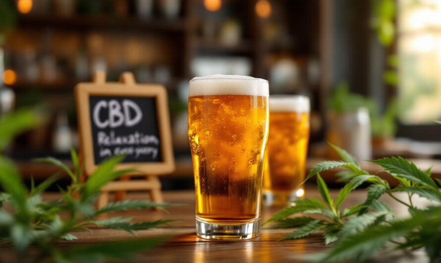 Bière au CBD : une boisson tendance et relaxante